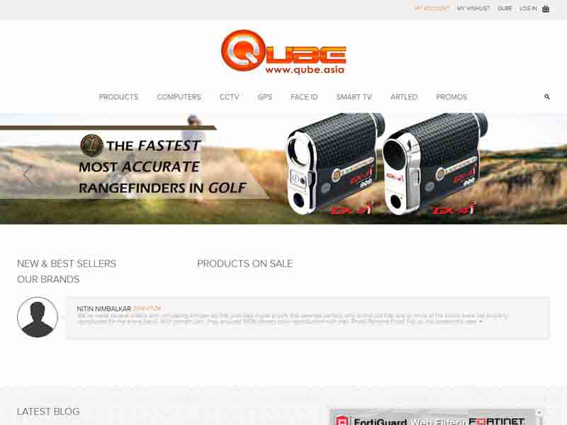 Magento E-commerce site – quibe.asia