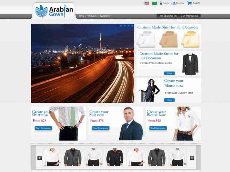 YouTailor Clone site – Arabiangown